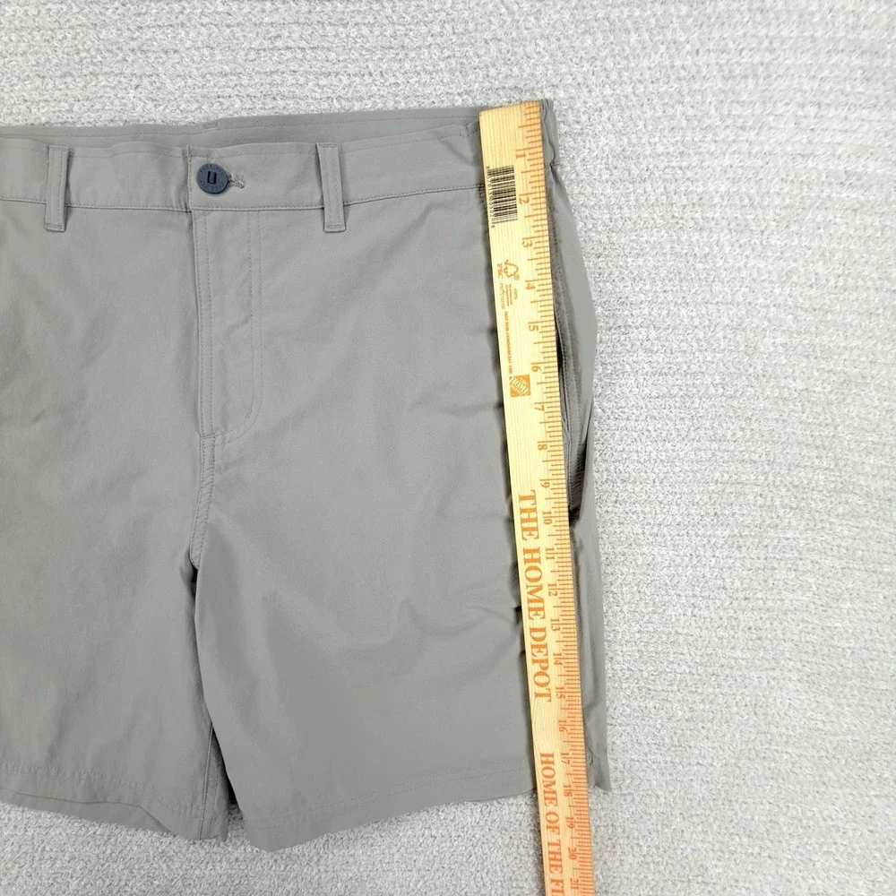 Free Fly Mens Hybrid Shorts Large Gray Stretch Performance Outdoor Casual Golf
